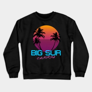 Big Sur California Retro 80's Crewneck Sweatshirt